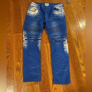 Smoke Rise size 40x32 royal blue men’s jeans
